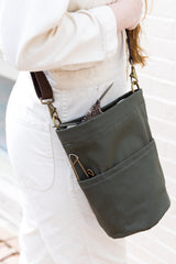 Canvas Bucket Bag - book - Image 6