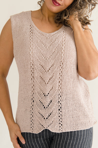 Fountaingrove Tank Top Knitting Pattern by Jessica McDonald – Quince u0026 Co.