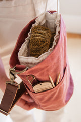 waxed canvas bucket bag - book - Image 9