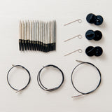 lykke 3.5" driftwood interchangeable circular needle set - book - Image 2