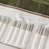 lykke 3.5" driftwood interchangeable circular needle set - book - Image 4