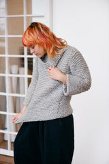rectangle #10 / pullover with collar - pattern - Image 2