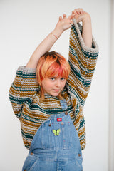 rectangle #8 / striped pullover - pattern - Image 3