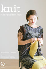 knit: first stitch/first scarf kit - book - Image 1