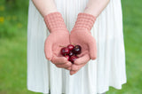 textured rib gloves - pattern - Image 2
