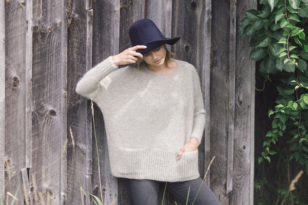 Ash Pullover Knitting Pattern by Pam Allen – Quince & Co.