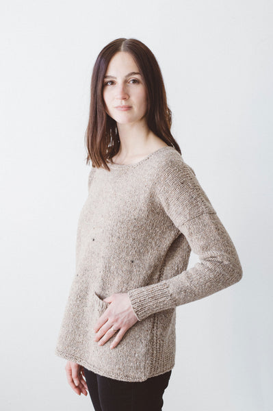 circe pullover knitting pattern – Quince & Co.