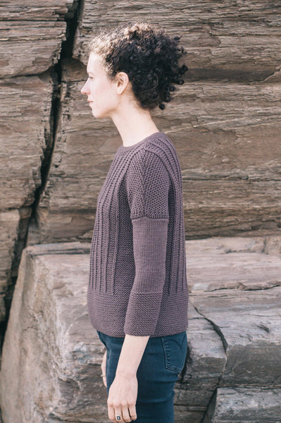 ausma sweater knitting pattern – Quince & Co.