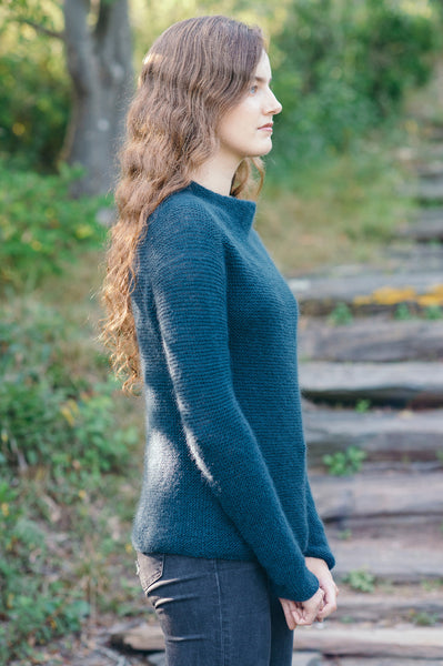 channel pullover knitting pattern – Quince