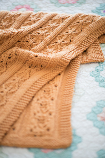 elmer baby blanket knitting pattern – Quince - Main Image