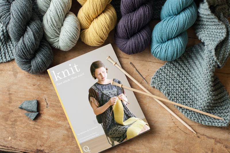 knit: first stitch/first scarf