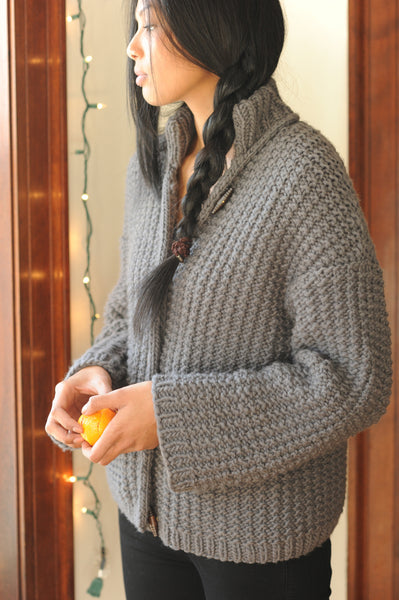 Park Street Cardi Knitting Pattern by Pam Allen – Quince & Co.