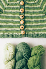 striped short-sleeved cardigan - patterns - Image 2