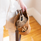 waxed canvas bucket bag - book - Image 11