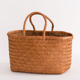 bamboo leather bag - book - Image 2