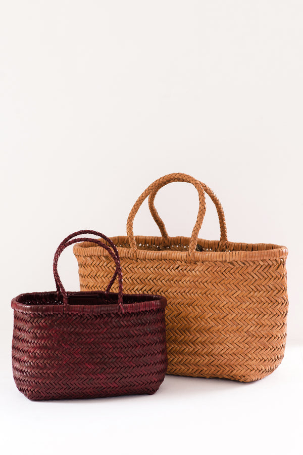 bamboo leather bag