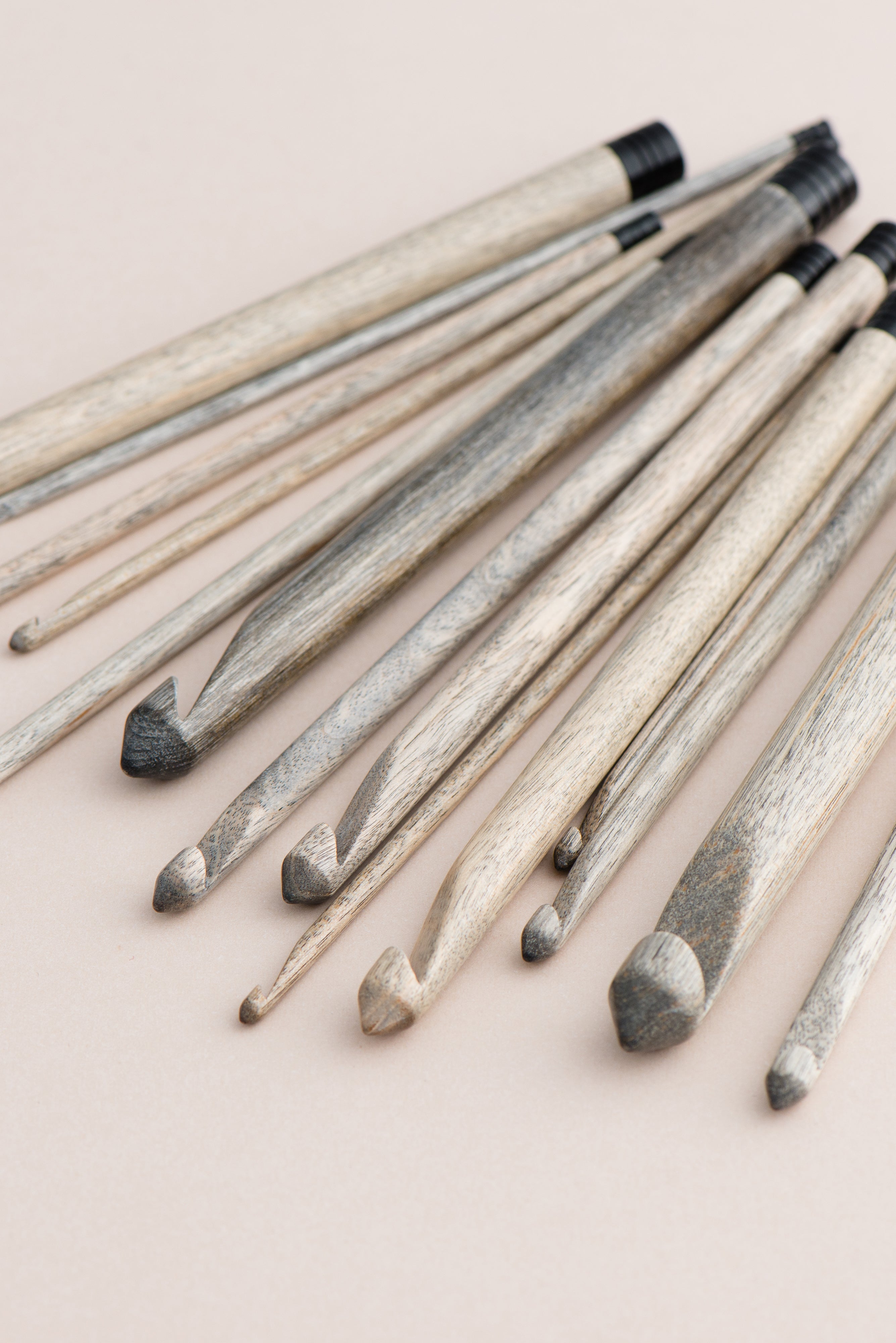 lykke driftwood crochet hook set Quince & Co.