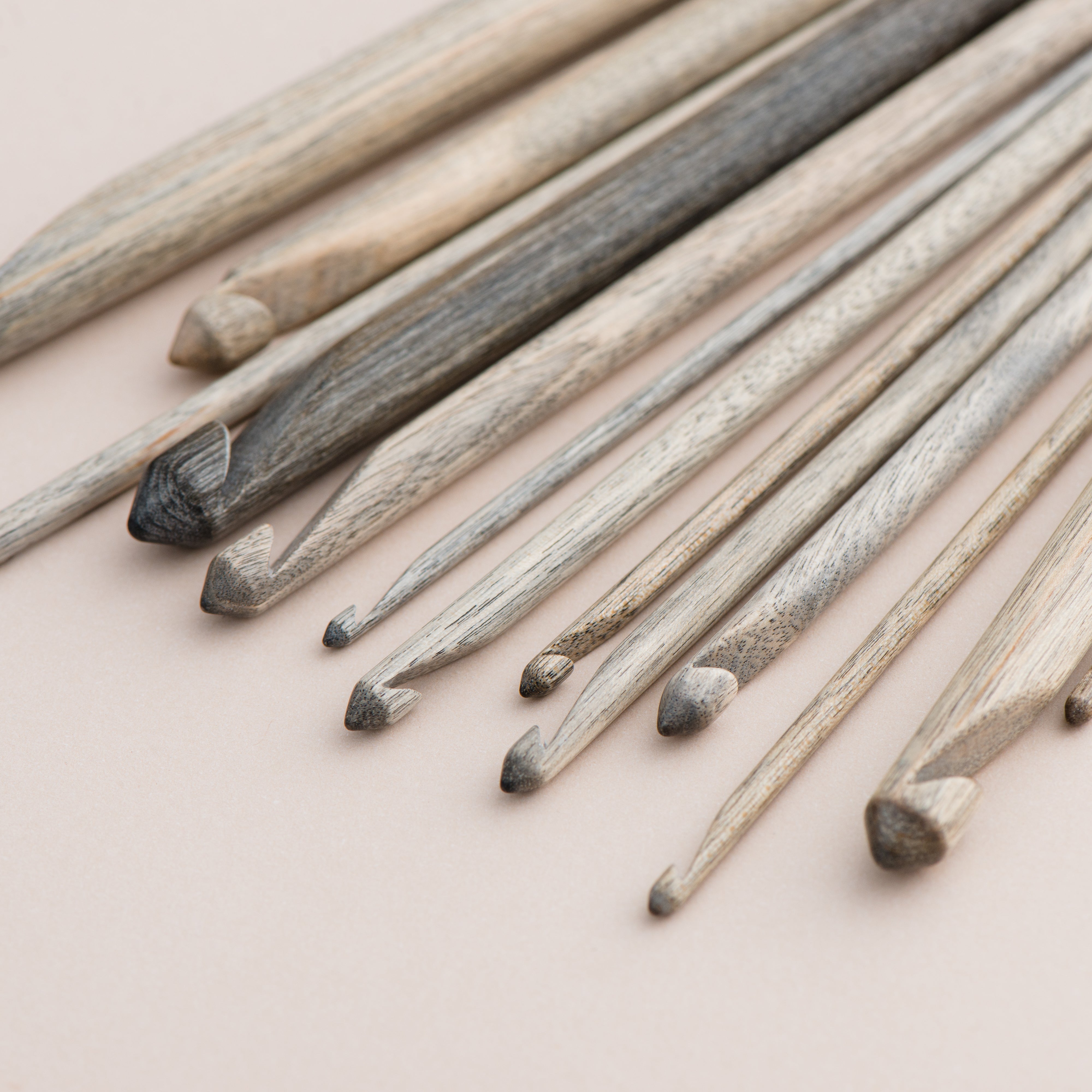 lykke driftwood crochet hook set Quince & Co.