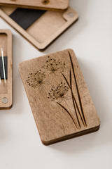 Magnetic Wooden Needle Case - book - Image 3