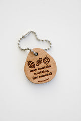 Project Bag ID Tag Keychain - book - Image 1