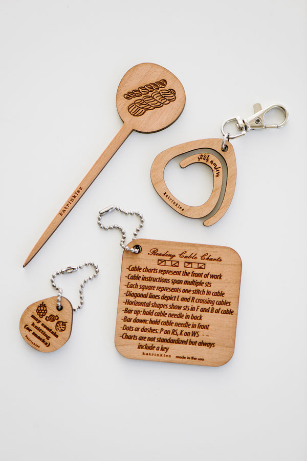 Stitch Marker Holder Fob Clip