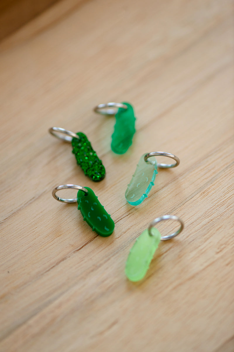 pickles stitch marker set