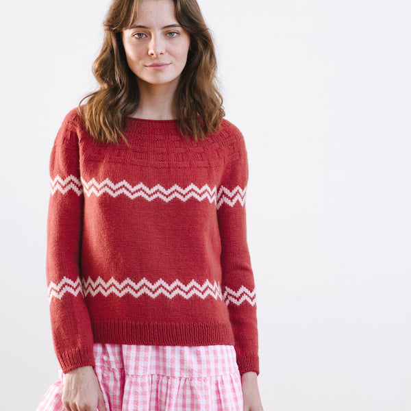 ニット・セーター IONSEOUL Powder Color Intarsia Knit (7color) JE938 IONSEOUL Powder Color Intarsia Knit (7color) JE938 (IONSEOUL