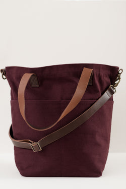 Twig & Horn Canvas Crossbody Project Tote – Quince & Co.