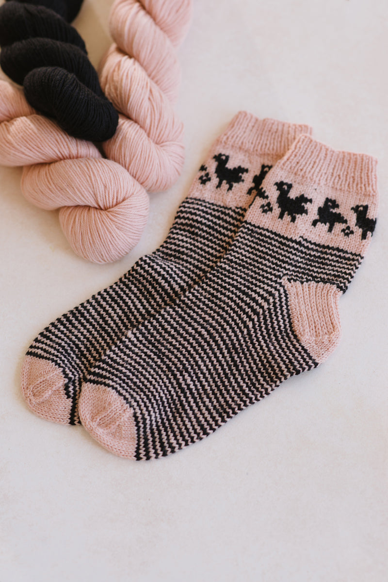 tiny ravens socks