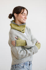 herringbone mitts & cowl kit - pattern - Image 2