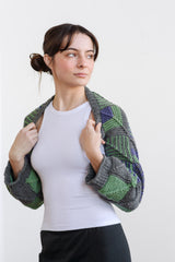 stripes & squares shrug kit - pattern - Image 1