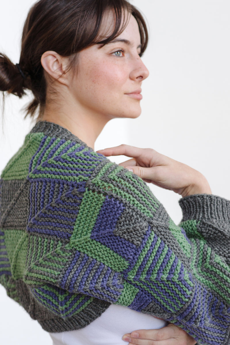 stripes & squares shrug kit