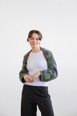 stripes & squares shrug kit - pattern - Image 4