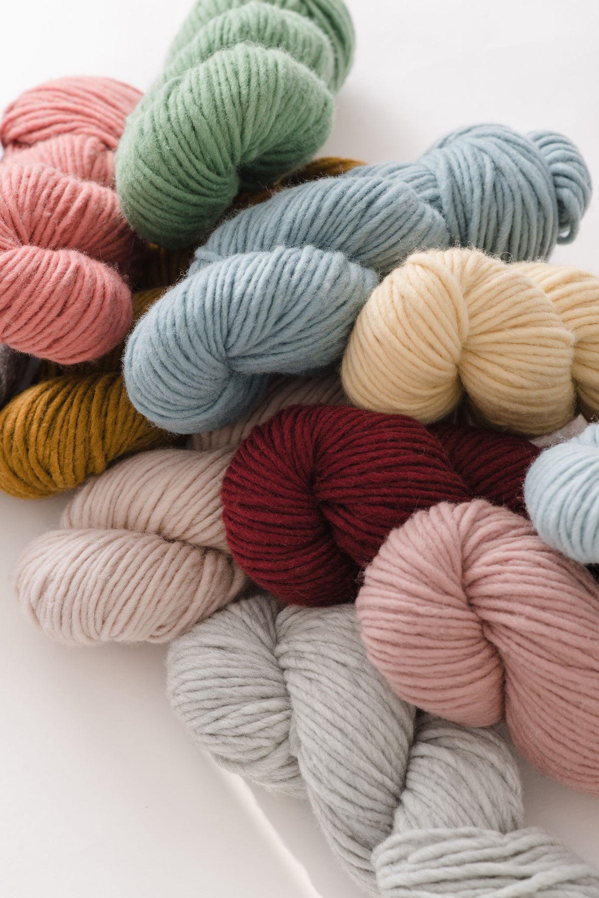 Wool, cotton and other natural yarns and pretty knitting