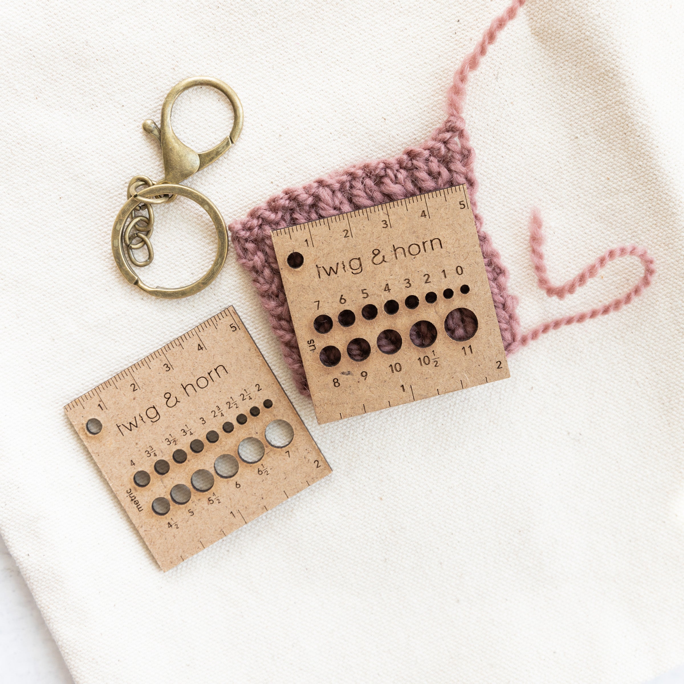 gauge ruler keychain – Quince & Co.