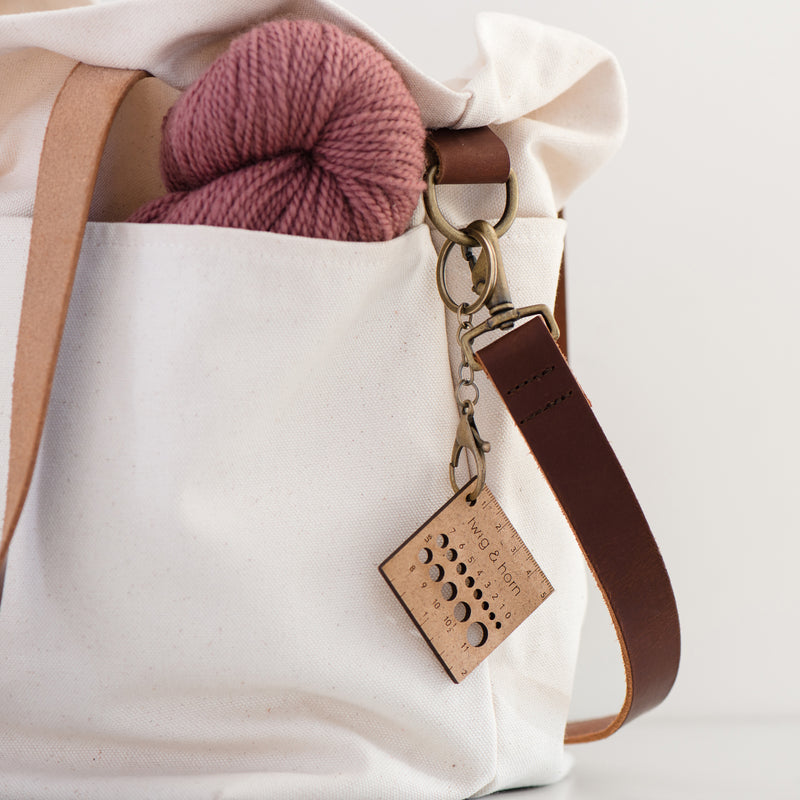 gauge ruler keychain – Quince & Co.