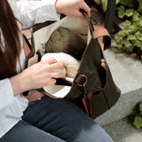 waxed canvas bucket bag - book - Image 12