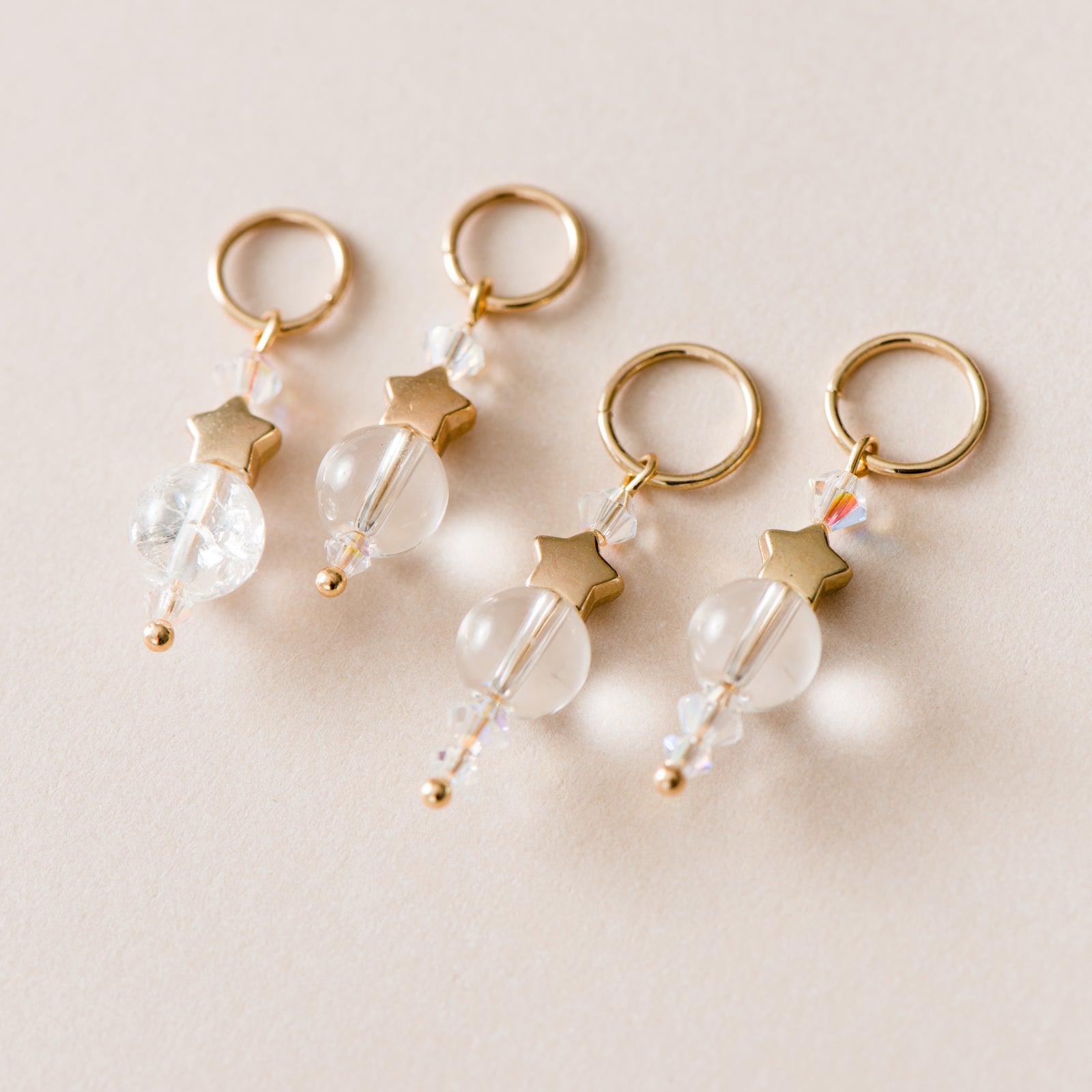 ハンドメイドアクセサリー kokinchan cancer stitch markers – Quince & Co.