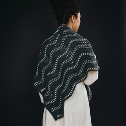 continuous wave shawl