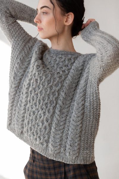 elderberry pullover sweater knitting pattern – Quince & Co.