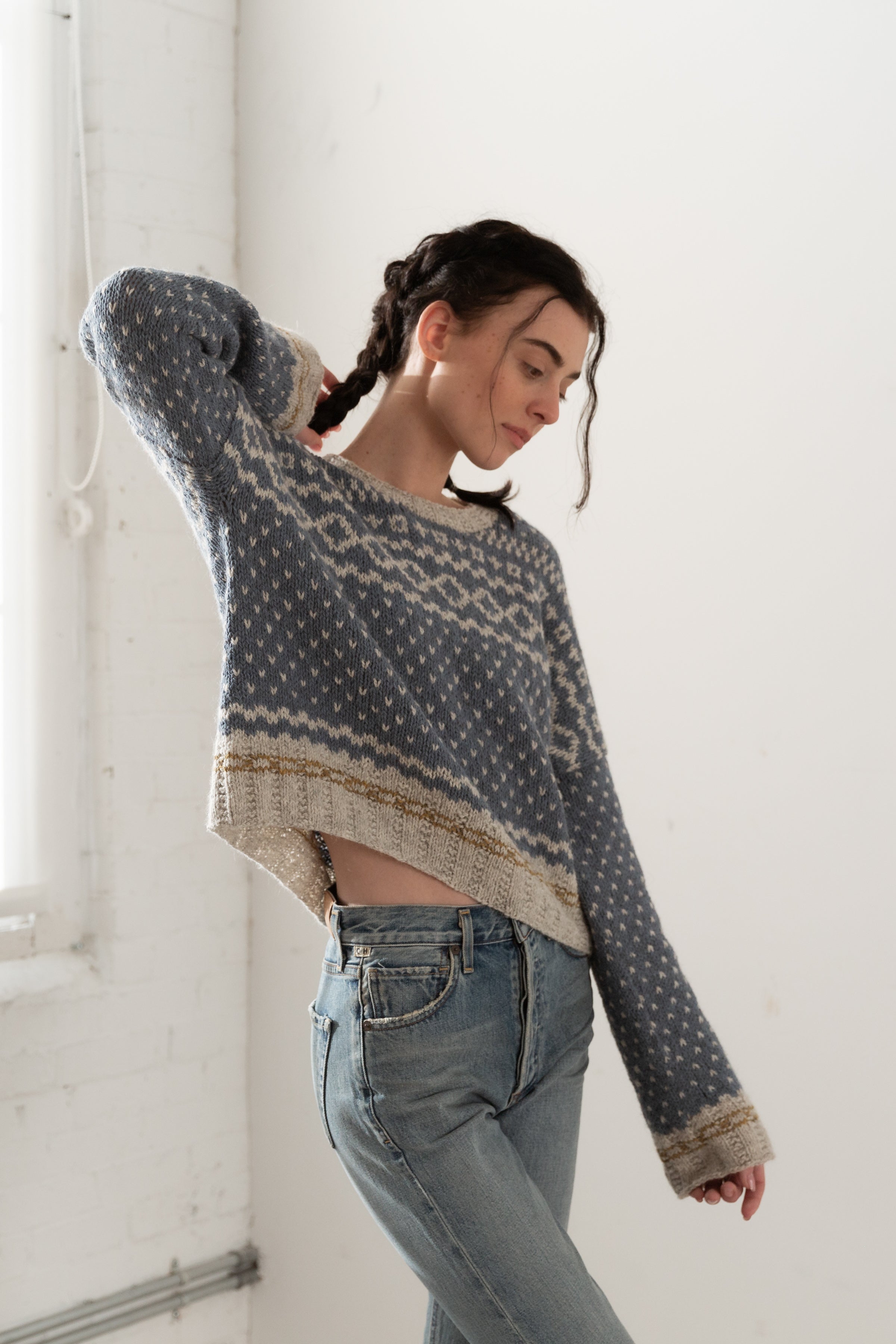 winterberry pullover sweater knitting pattern – Quince & Co.