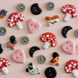 black moon phase ceramic buttons - book - Image 5