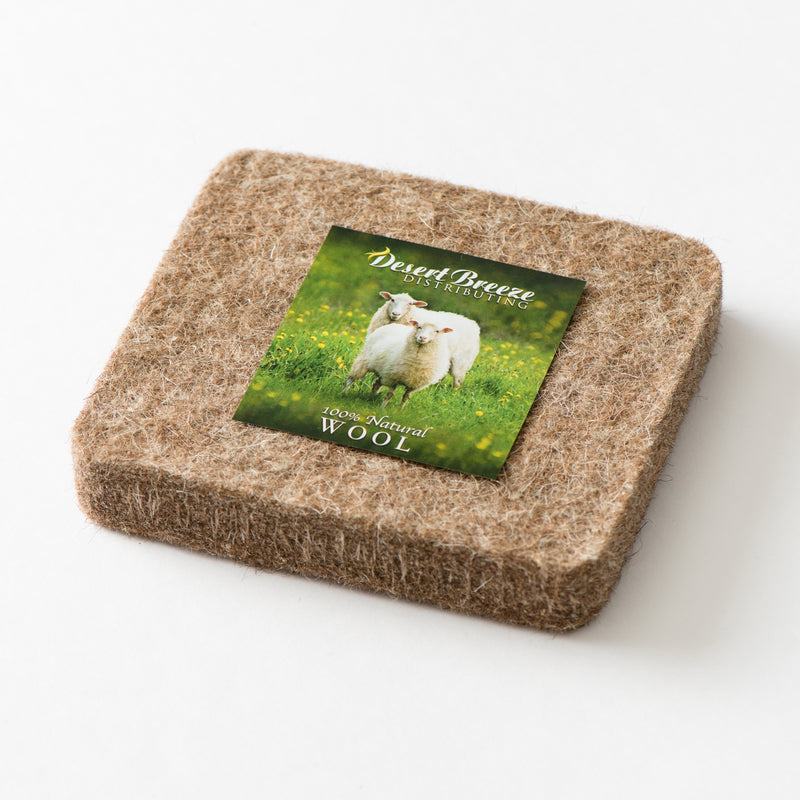 Made in USA, Needle Felting Pad, 8 x 10 x 1 inch, 100% Natural Wool, Firm,  for Precision Felting