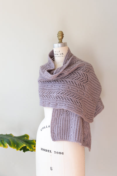 Wildcraft Stole Knitting Pattern by Sarah Pope – Quince & Co.