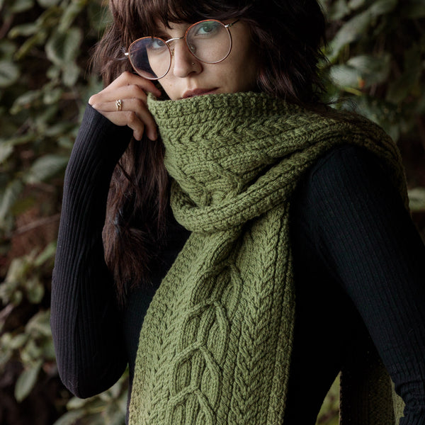 andra scarf knitting pattern – Quince & Co.