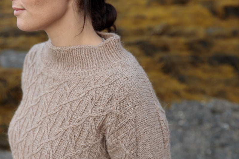 brushwood pullover sweater knitting pattern – Quince & Co.
