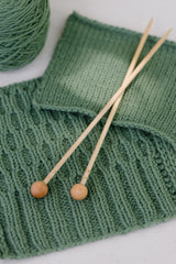 birch 7" straight knitting needles - book - Image 1