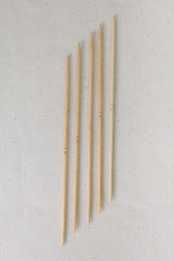 birch double pointed knitting needles