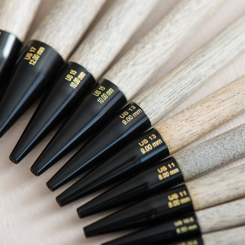 KNIT PICKS Birch Wood Interchangeable Circular Needle Tips - 15mm (US –  Fabricville