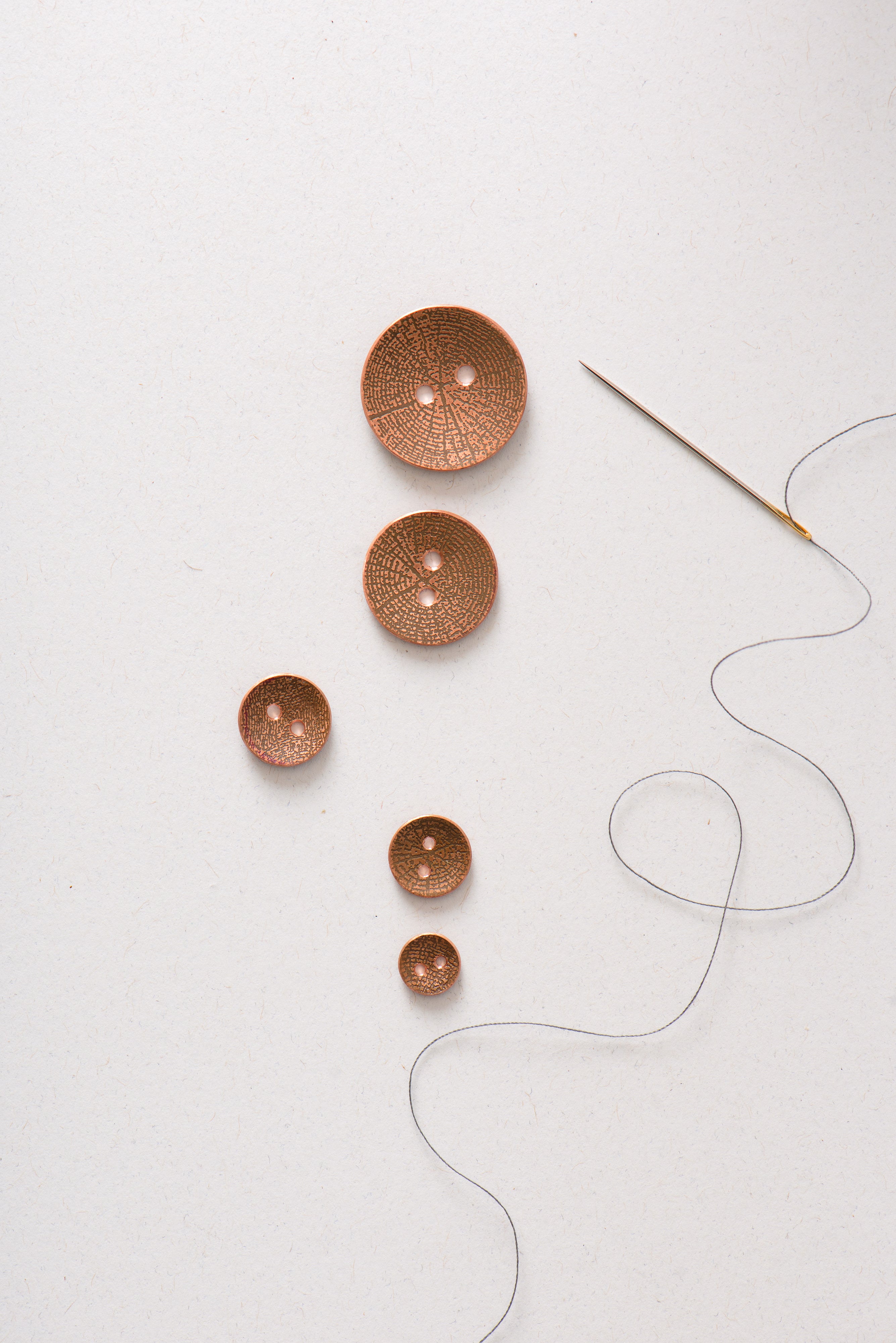 woodgrain copper buttons – Quince & Co.